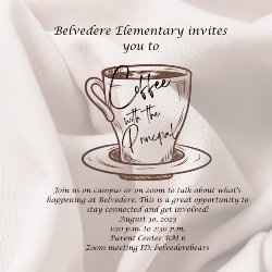 Coffee with the Principal Announcement